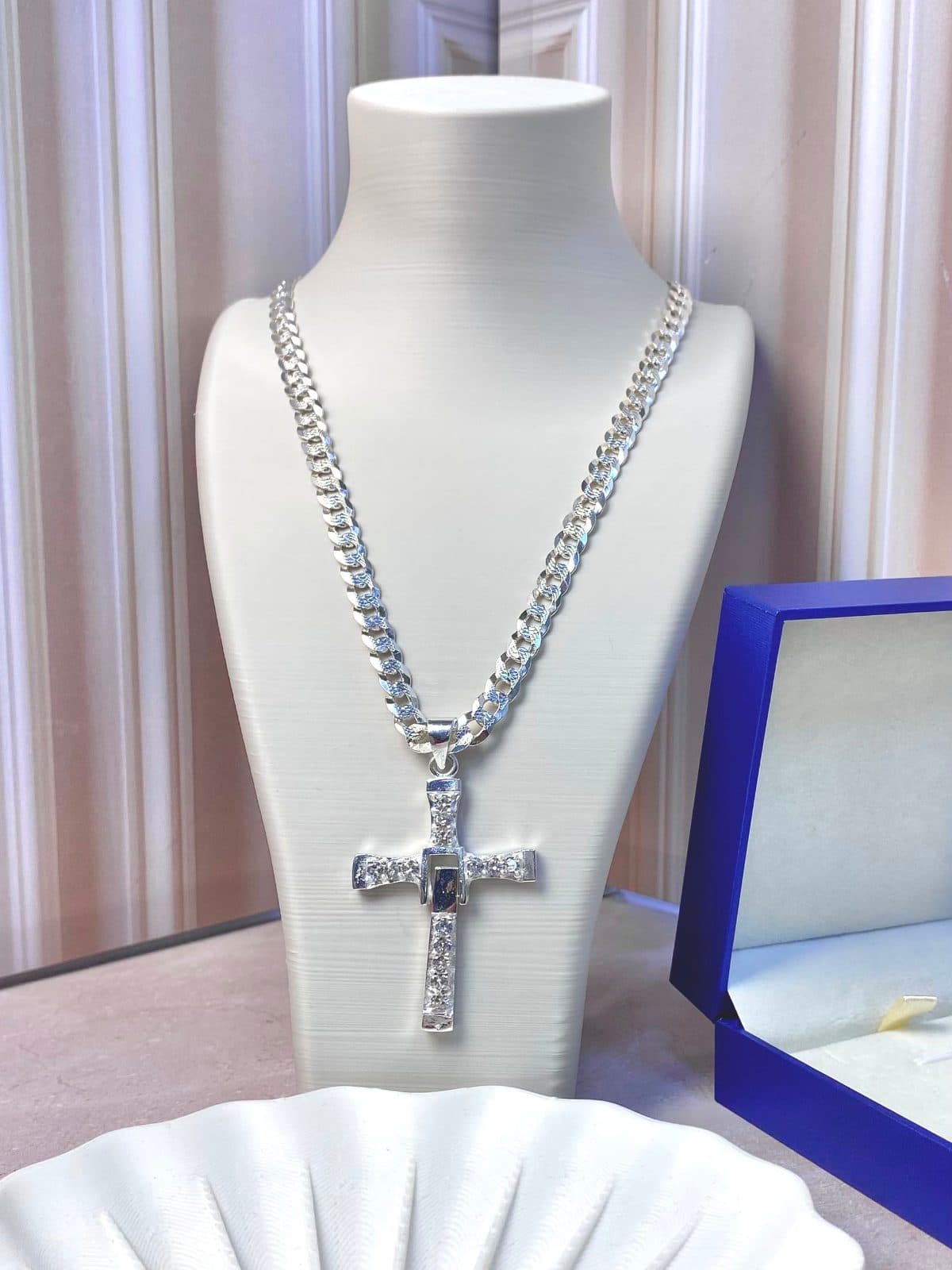 ⛓️ JUEGO IMPERIO: CADENA CUBANA & DIJE TORETO(PLATA LEY 925) ⛓️